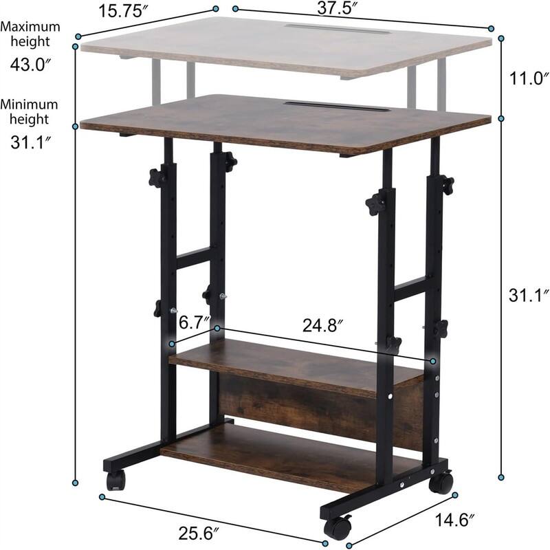 Small Standing Desk Adjustable Height