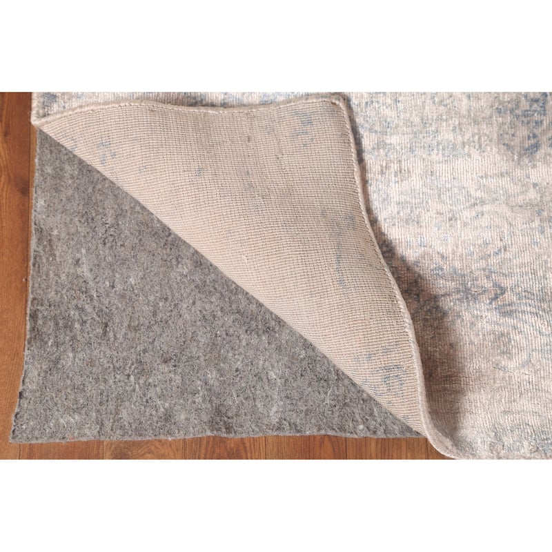 Modern Abstract Oriental Area Rug Handmade Wool Carpet - 6'7"x 9'10"