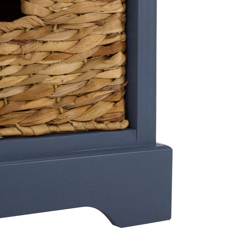 SAFAVIEH Ardelia Red 6-Drawer Storage Unit (Fully Assembled) - 30"W x 13"D x 26"H