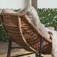 preview thumbnail 9 of 14, Middlebrook Outdoor Rattan Papasan Chairs with Cushions, Set of 2