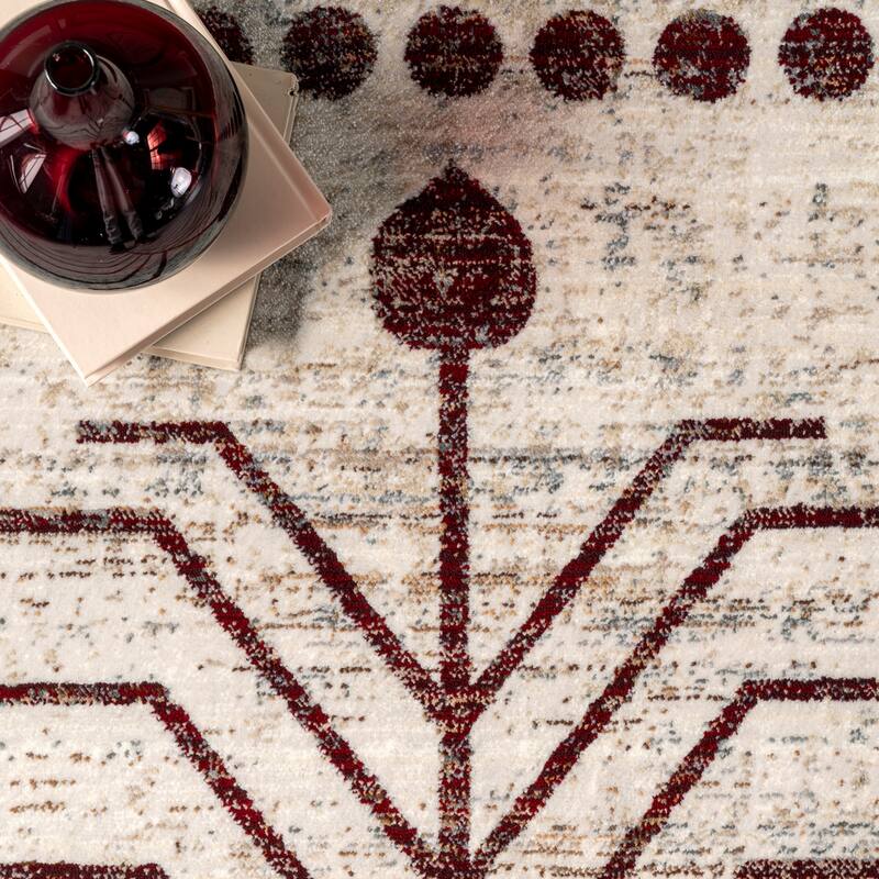 Nuloom Lisa Global Inspired Fringe Area Rug