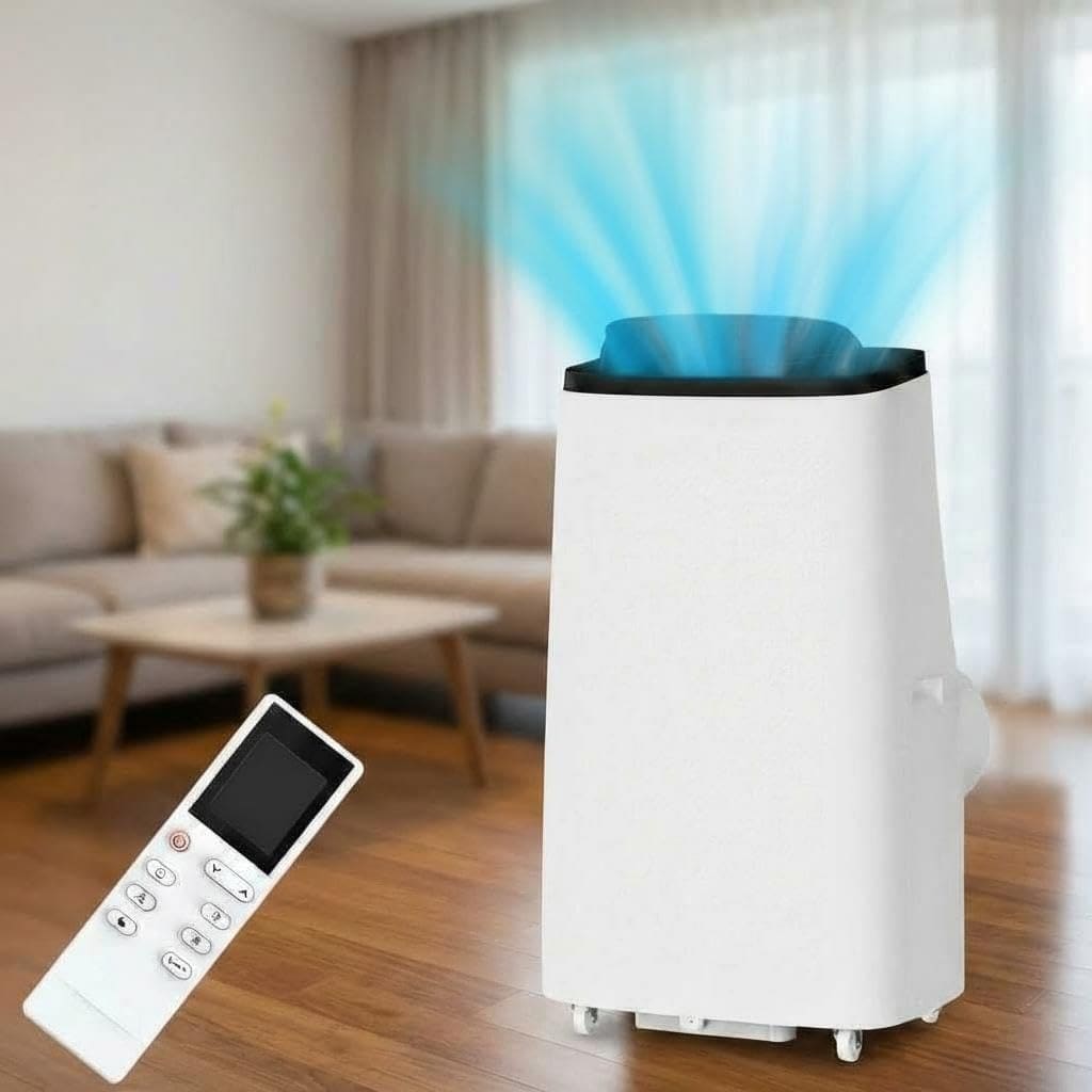 Garvee 14000 BTU Portable Air Conditioners for Room up to 700 Sq. Ft 3 in 1 AC Unit Dehumidifier and 3 Speed Fan