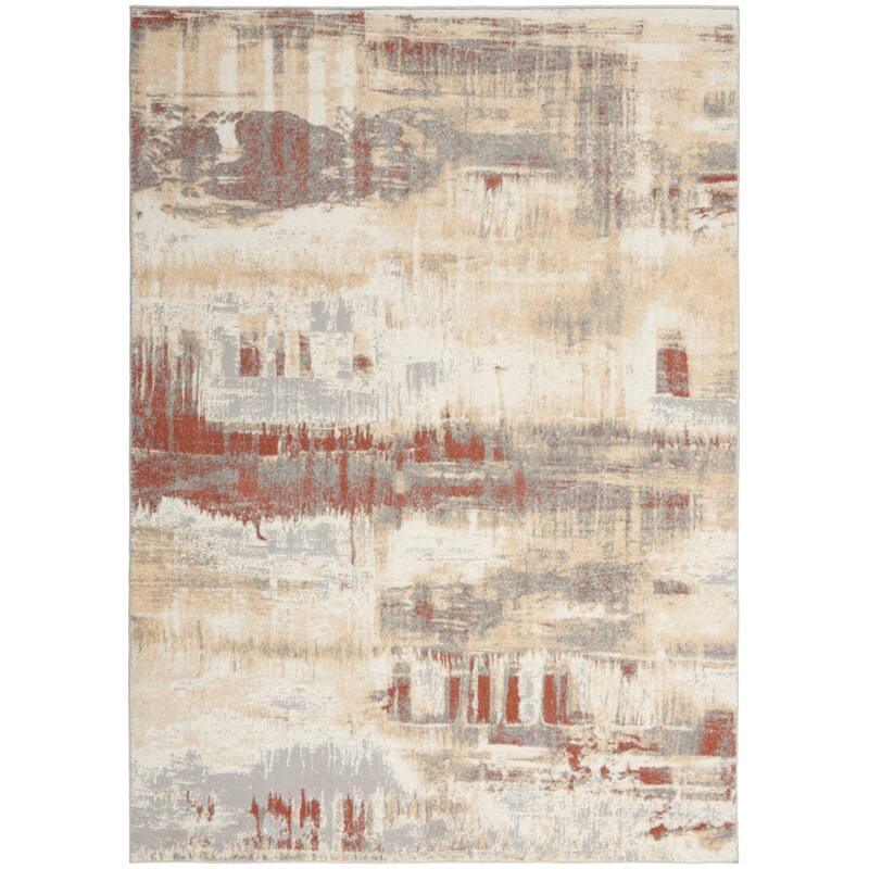 Calvin Klein Enchanting Contemporary Abstract Area Rug