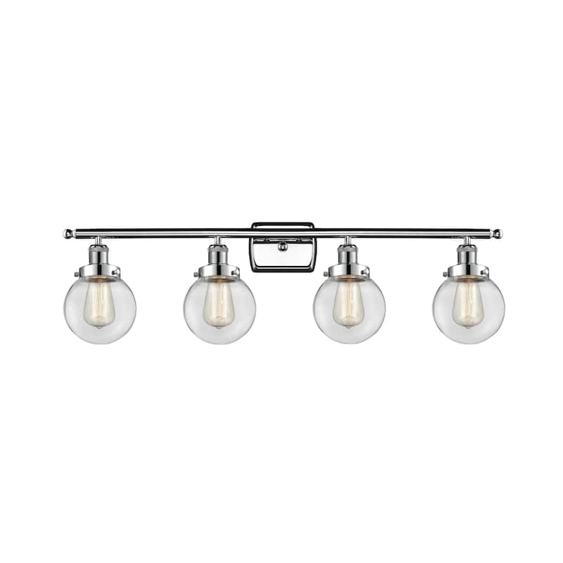 Innovations Lighting Ballston Urban Beacon - 4 Light 36" Bath Vanity Light - Clear/Polished Chrome Finish