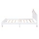 preview thumbnail 57 of 59, Full Size Wooden Platform Bed Kids Bed with House-shaped Headboard & Motion Activated Night Lights, No Box Spring Needed