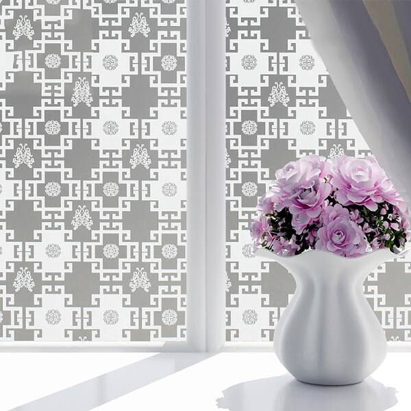 Shop Chezmax Decorative Privacy Window Film Frosted Glass Film