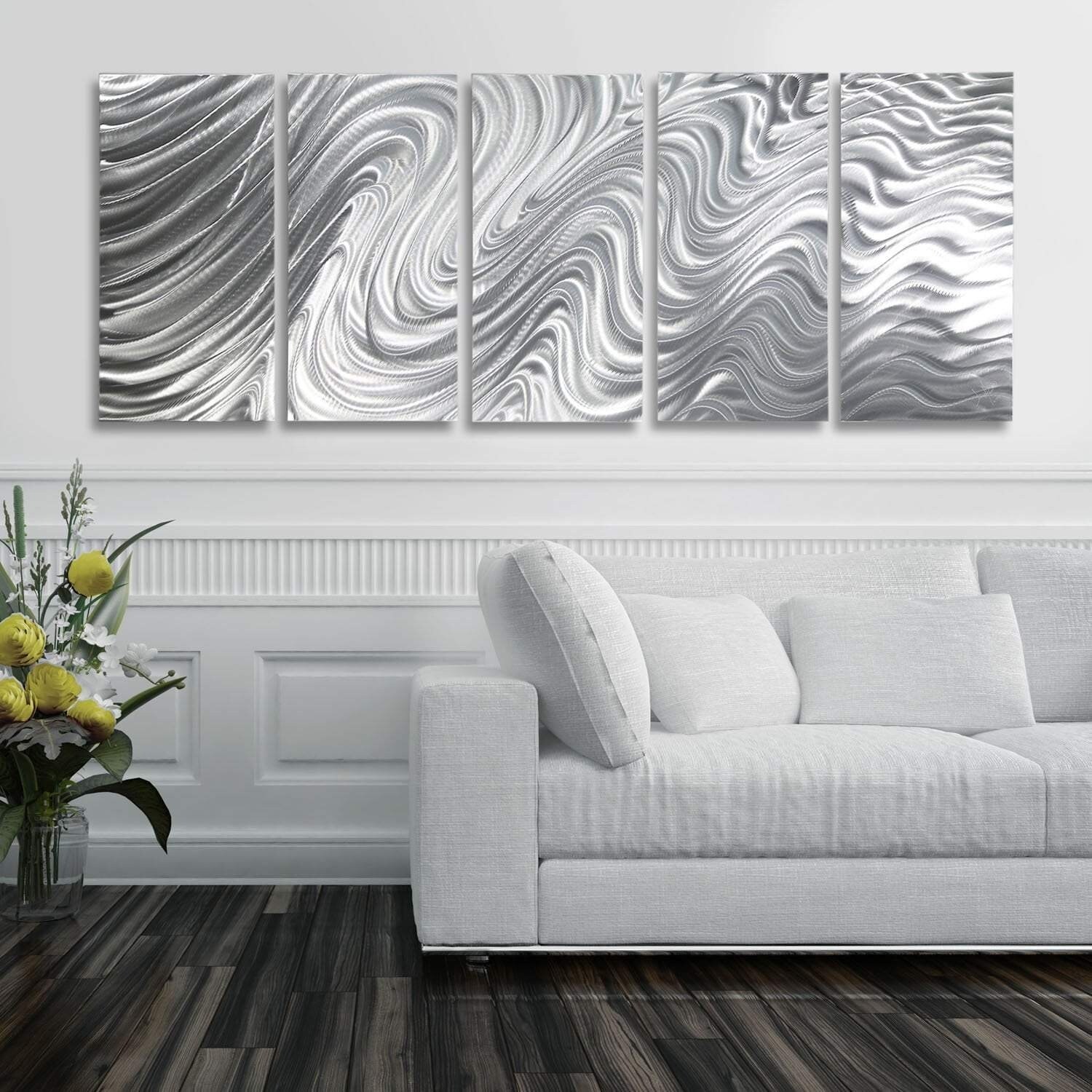 Shop Statements2000 Silver Metal Wall Art Indoor Outdoor Decor By