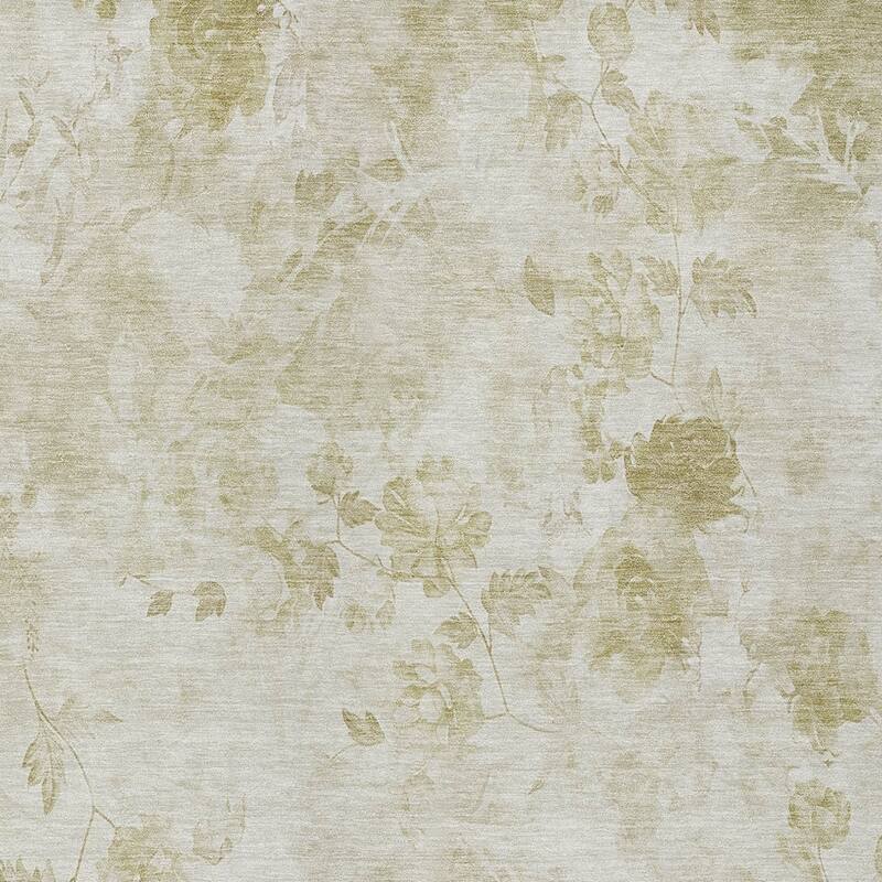 HomeRoots Floral Transitional Rectangle Outdoor Rug