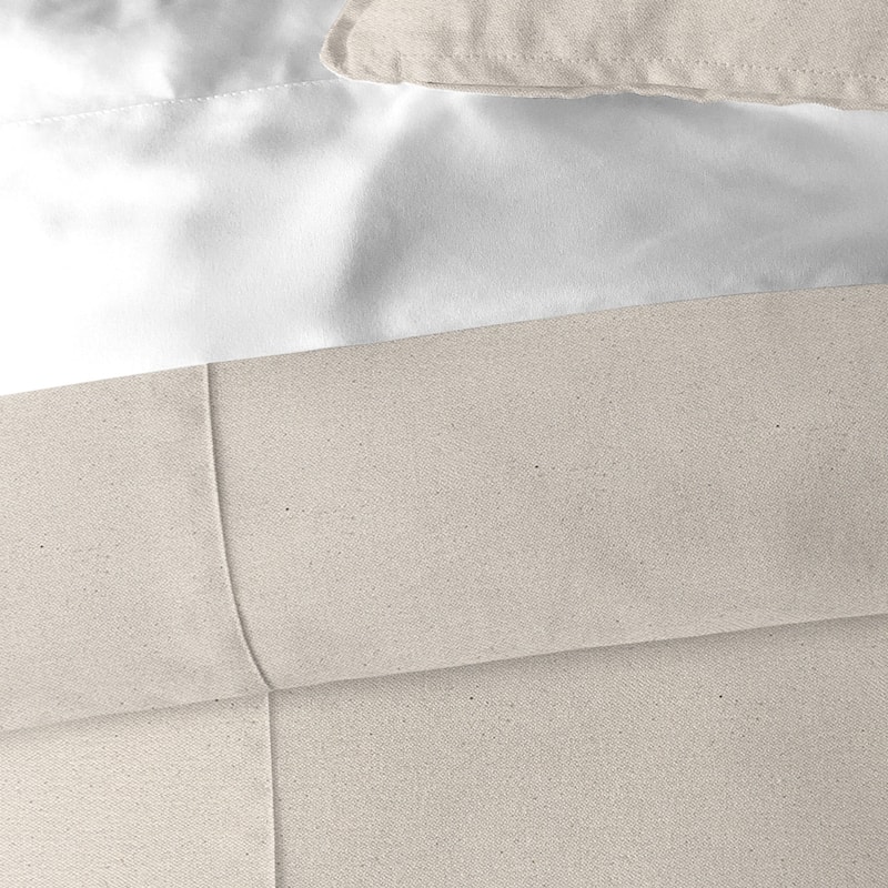 Braxton Natural Duvet Cover and Pillow Sham(s) Set