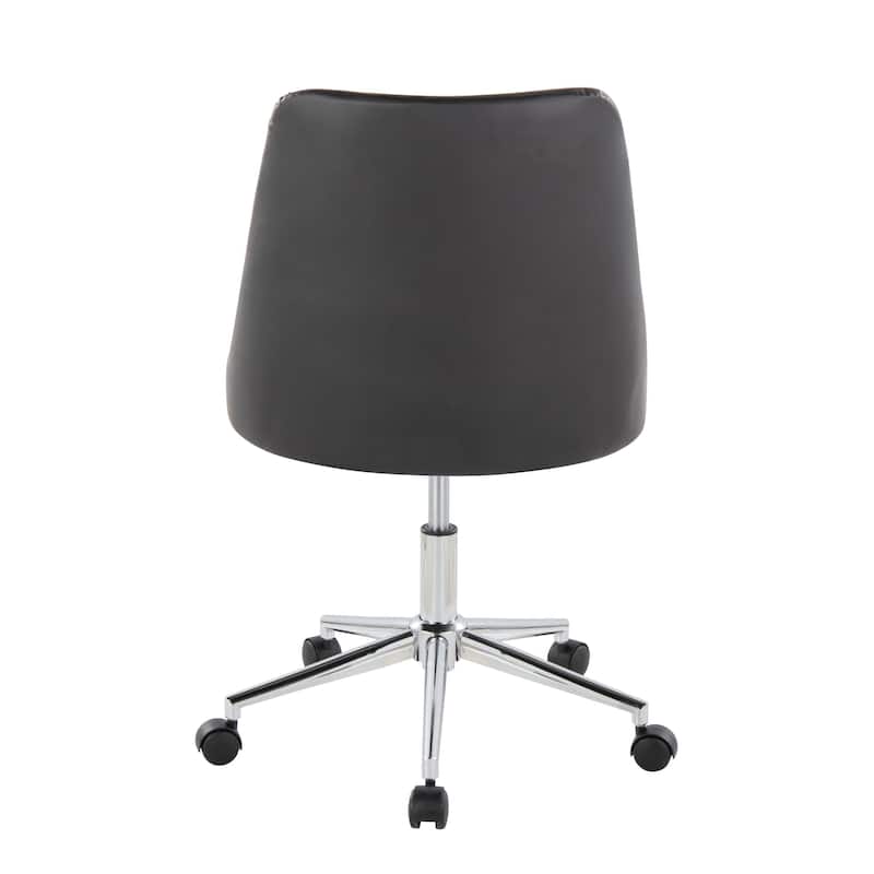 Silver Orchid Ockelbo Adjustable Office Chair with 5-Star Caster Base