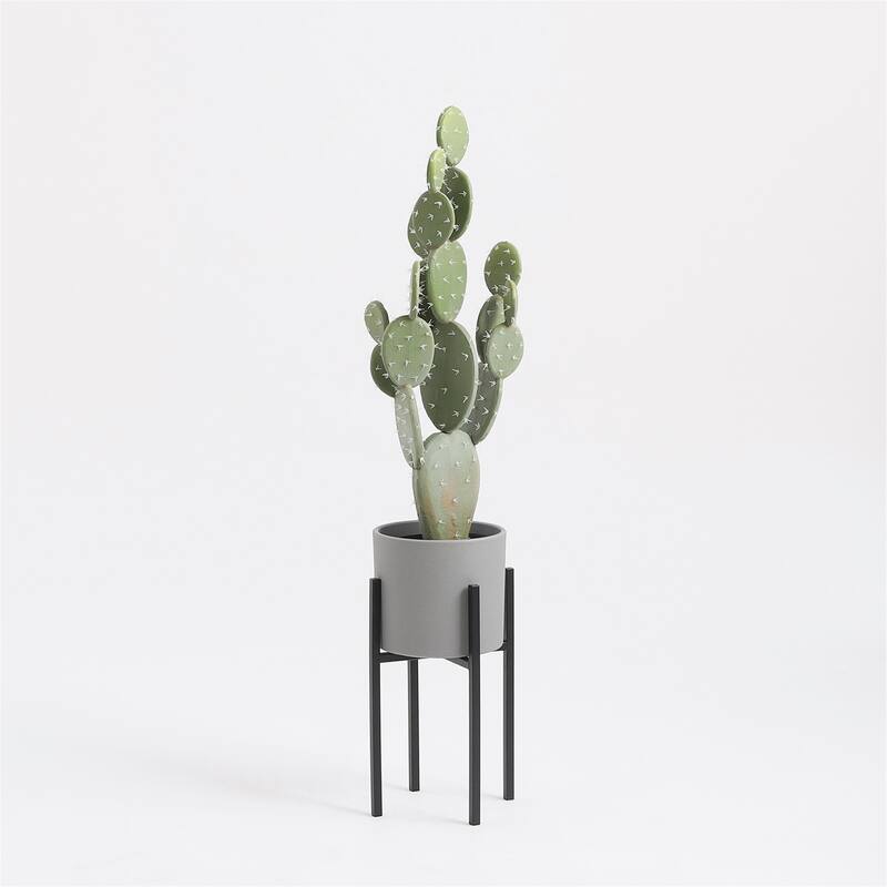 Ascot Plant Stand Black 6.5"Dia - A - Black