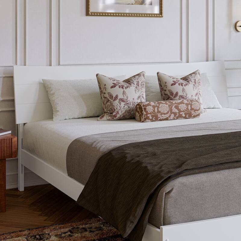 Phoenix Wood Platform Bed with Storage Drawers