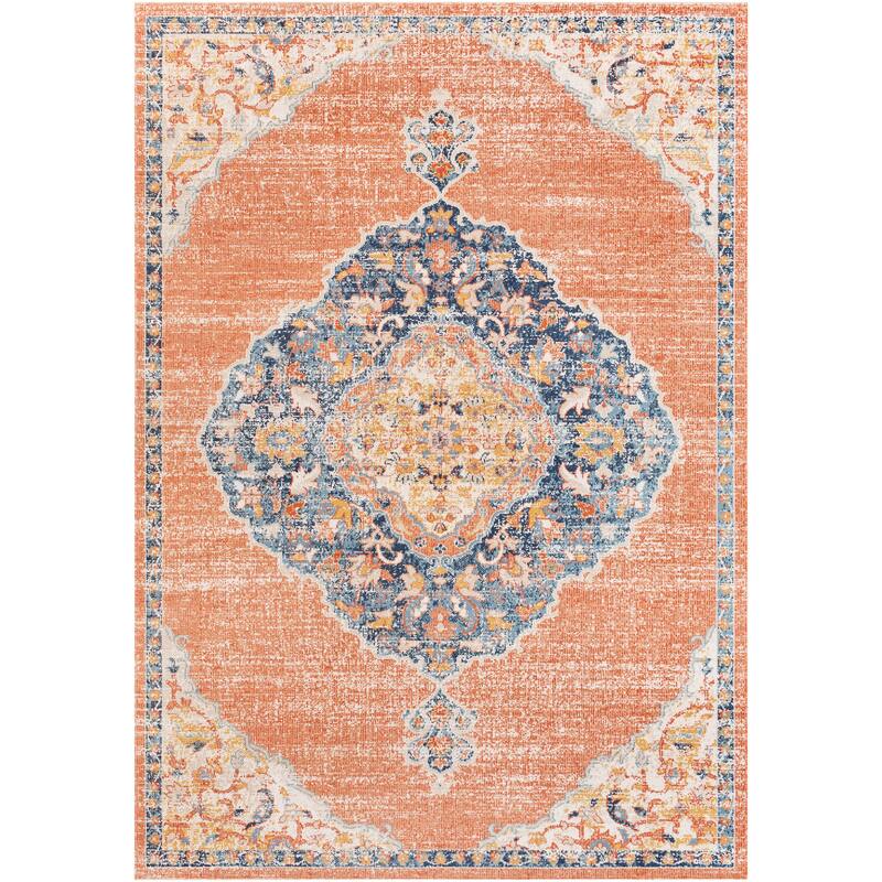 Livabliss Grania Indoor/ Outdoor Distressed Persian Area Rug