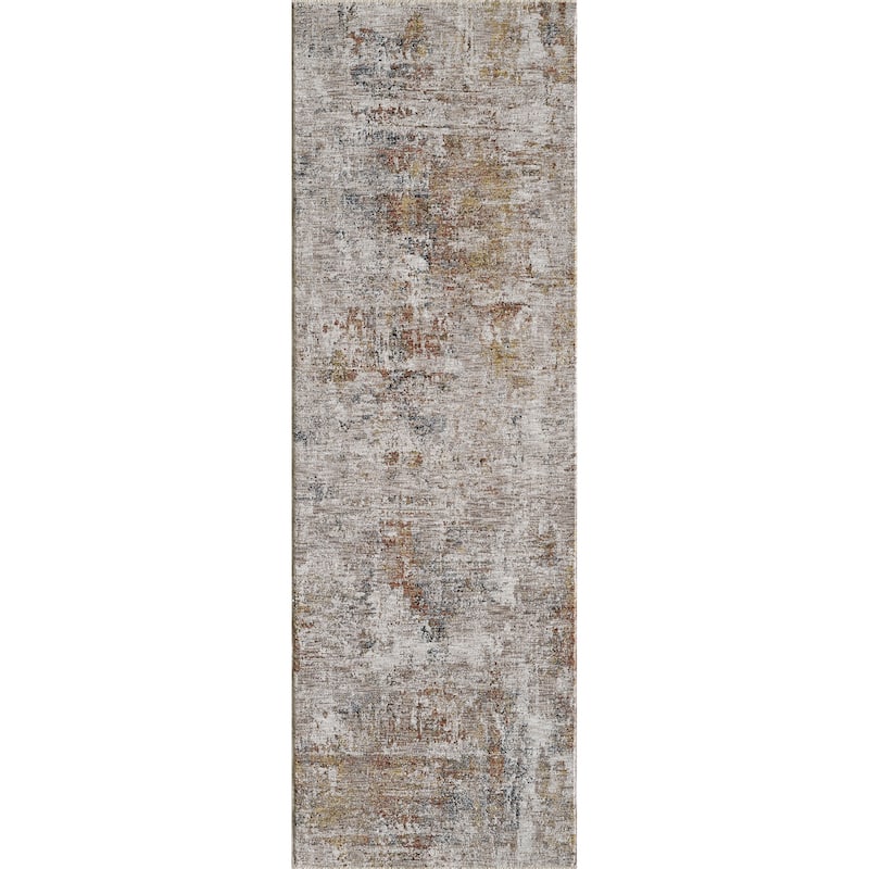 Domani Opulence Distressed In Nature Area Rug - 2'6" x 7'6" Runner