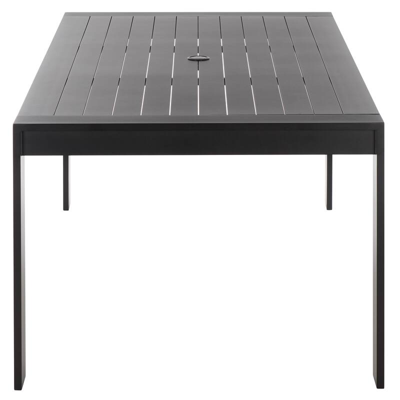 SAFAVIEH Outdoor Living Fash Aluminum 4 Leg Dining Table - 71"W x 37"D x 29"H