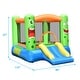 preview thumbnail 3 of 7, Costway Inflatable Bounce House Jumper Castle Kids Playhouse with 550W - 110''×83''×67'' (L×W×H)