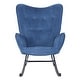 preview thumbnail 20 of 46, Carson Carrington Mid-century Modern Velvet Rocker Accent Chair