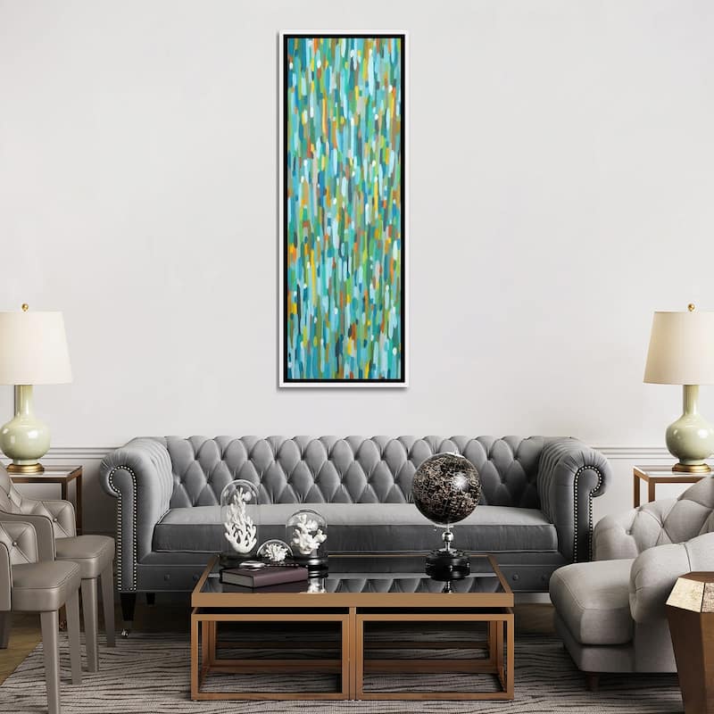 iCanvas "Les Uns Contre Les Autres" by Sylvie Demers Framed Canvas Print