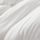 preview thumbnail 3 of 1, Summertime - Coma Inducer® Oversized Comforter - Cloud Dancer - White