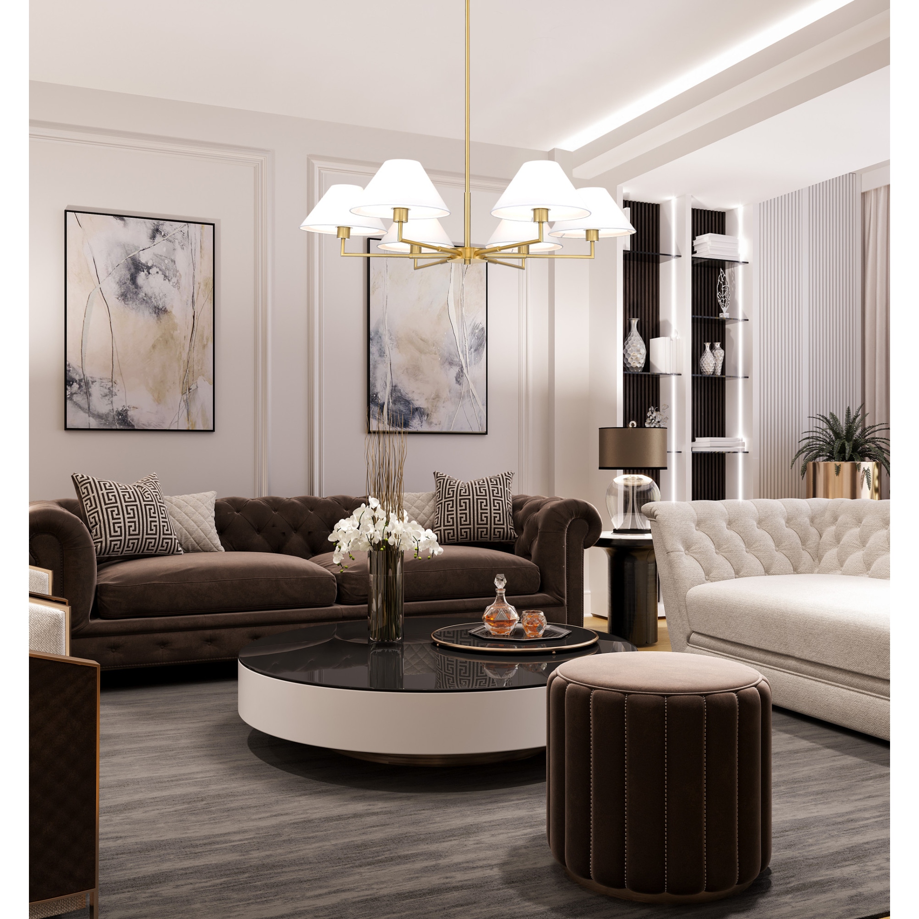 Z-Lite 744-44R Leila 6 Light 44