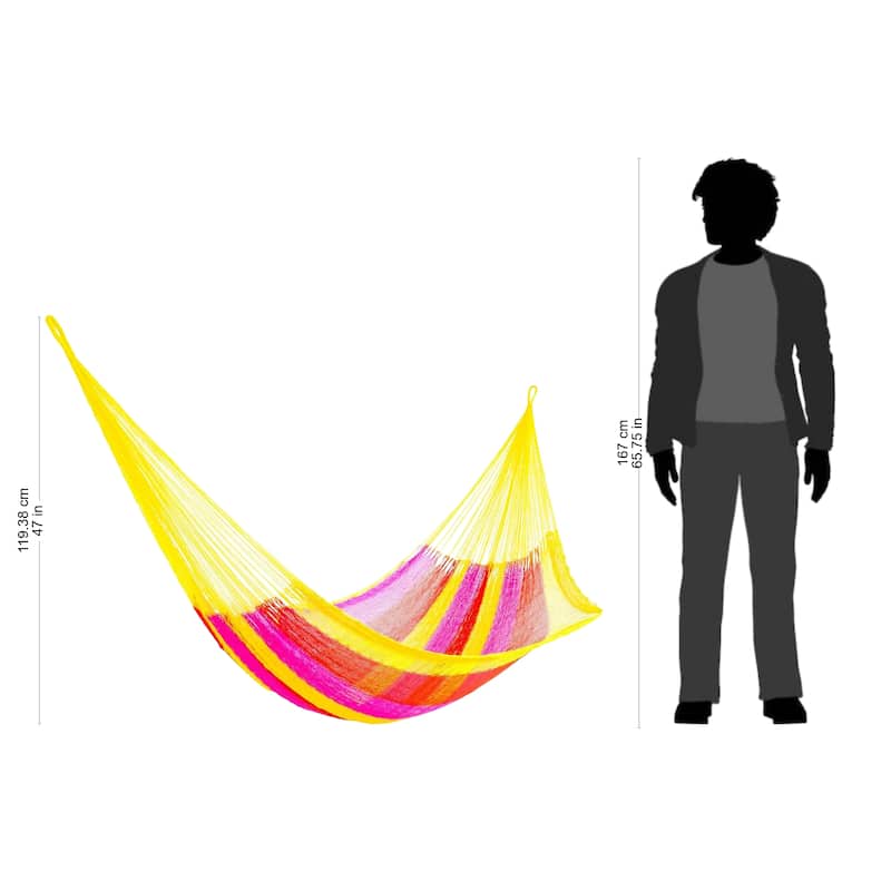 NOVICA Hammock, 'Candy Delight' - Single (Mexico)