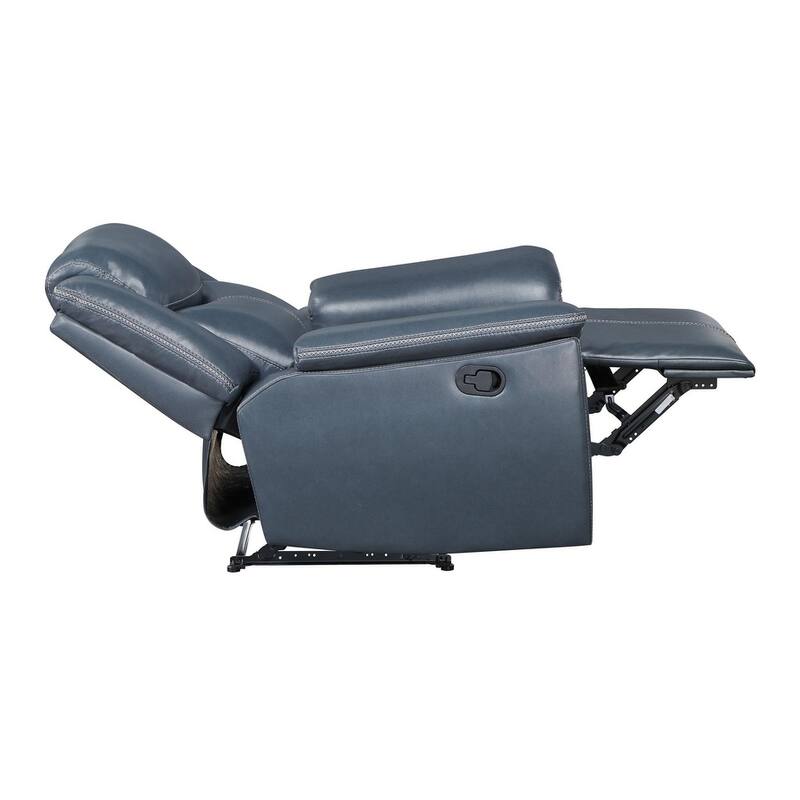 Stanwicke Blue 3-piece Motion Reclining Sofa Set