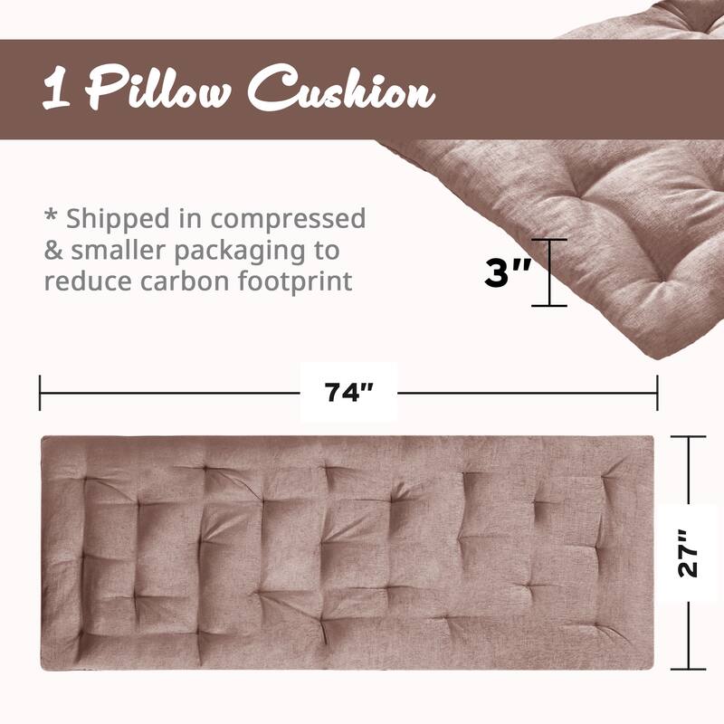 Intelligent Designs Arwen Poly Chenille Lounge Floor Pillow