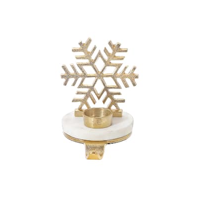 Christmas Snowflake With Tealight Stocking Holder