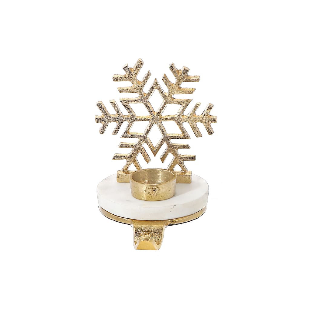 Christmas Snowflake With Tealight Stocking Holder