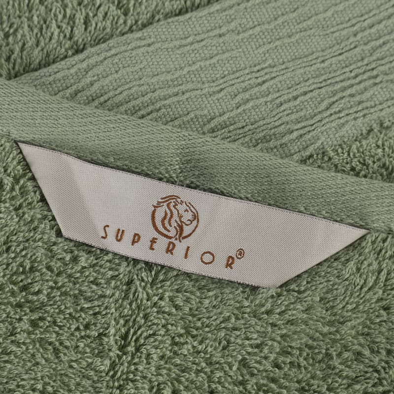 Superior Sierra Rayon From Bamboo Cotton Blend 9 Piece Bathroom Towel Set