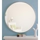 preview thumbnail 52 of 186, Carson Carrington Labbemala Metal Frame Round Mirror 36" Diameter - Silver