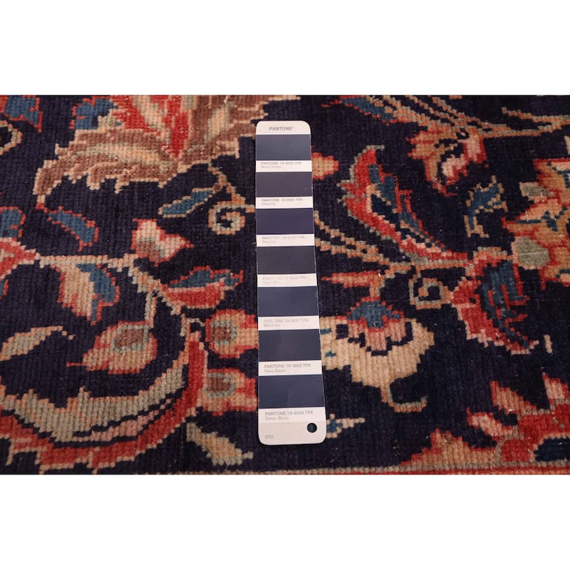 ECARPETGALLERY Hand-knotted Anadol Vintage Navy Wool Rug - 6'7 x 10'0