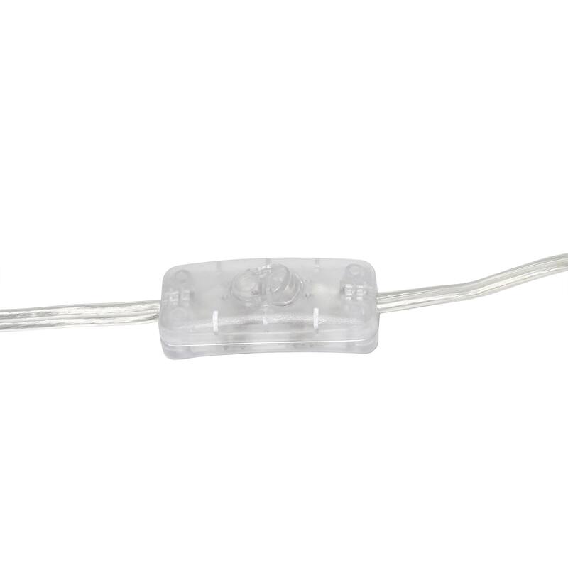 23 in. Rose Gold Finish Table Lamp with White Shade, Durable Stick Lamp for End/Side Tables