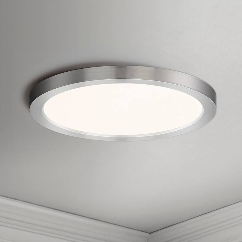 Maxim 57594WT Chip 9" Wide LED Flush Mount Ceiling Fixture - 3000K