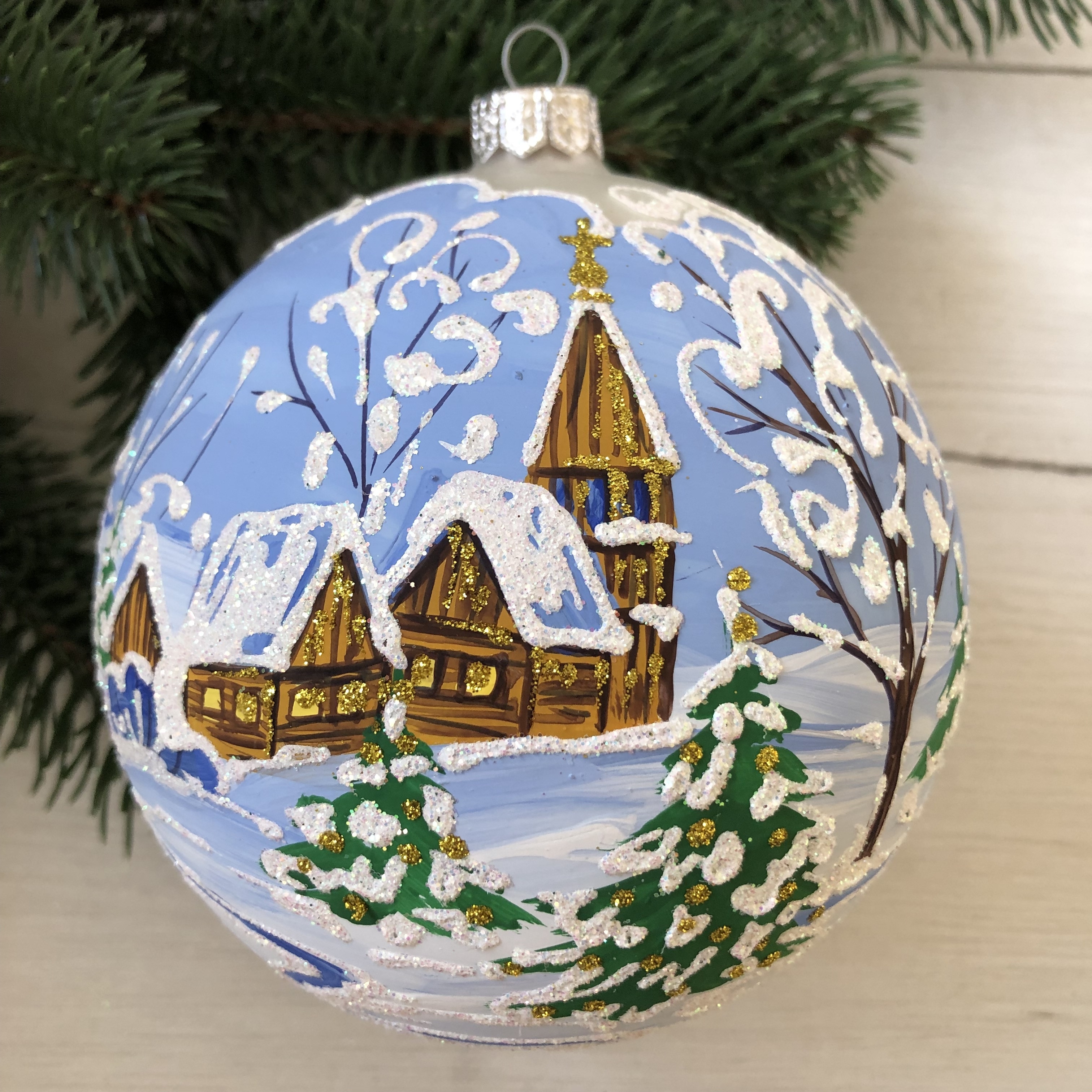 STP Goods Winter Village Christmas Ornament - Made In Ukraine