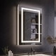 preview thumbnail 56 of 79, Modland 24"-42W x 36"H LED Medicine Cabinet Mirror with USB Charging,5x Makeup Mirror 24x36 - Left Door
