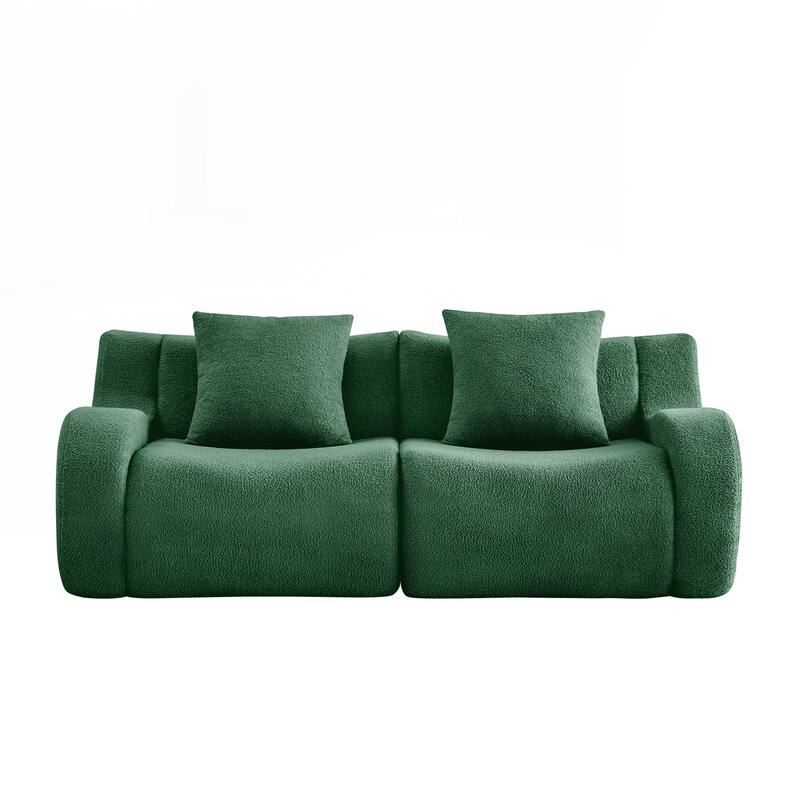 Boneless Sofa,No Assembly Required Streamlined Design