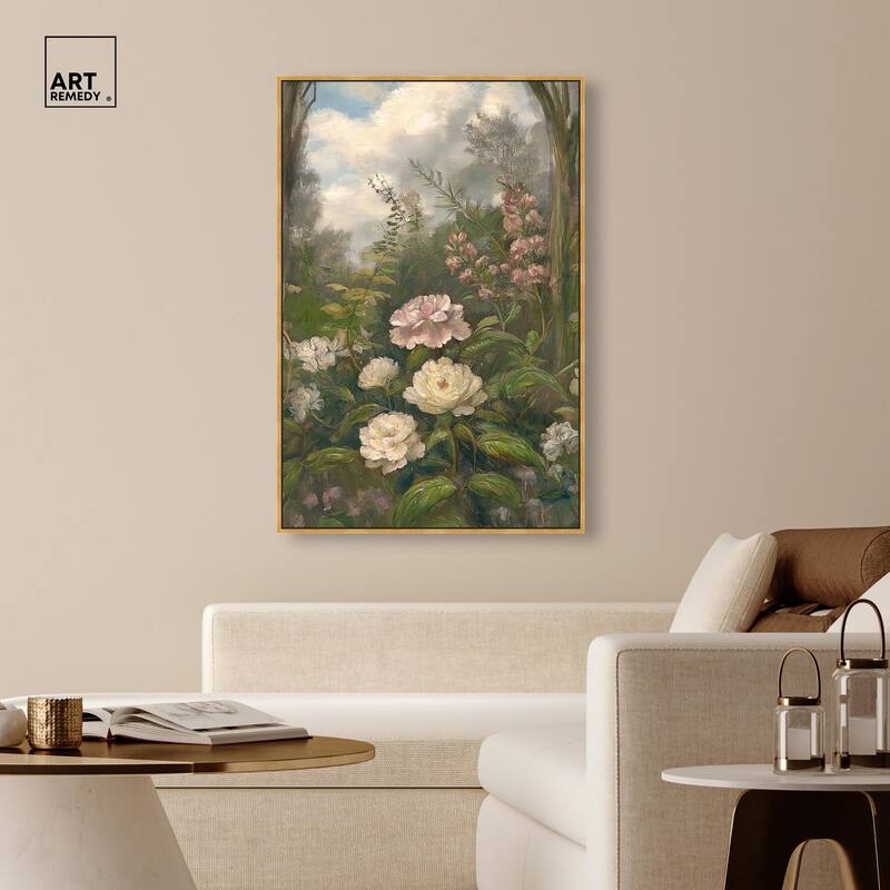 Woodland Bloom Canvas by Art Remedy