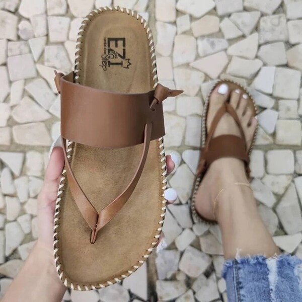 comfy slip on sandals