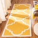 preview thumbnail 22 of 86, SAFAVIEH Handmade Cambridge Rosy Modern Moroccan Wool Rug 2'6" x 10' Runner - Gold/Ivory