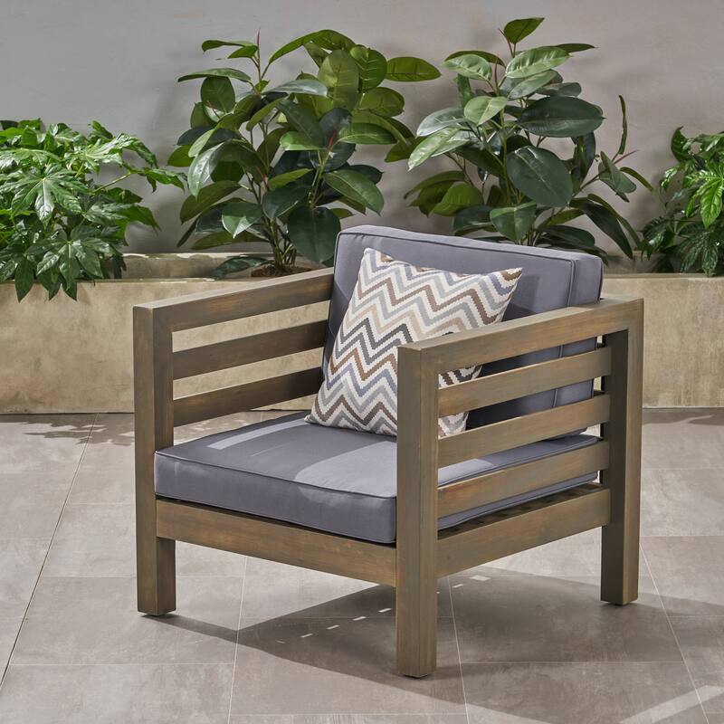 CLUB CHAIR for Outdoor Relaxation and Socializing - Grey