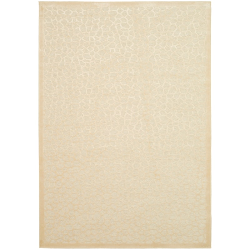Martha Stewart by SAFAVIEH Handmade Tortoise Viscose Rug - 8' x 11'2" - Creme