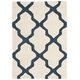 preview thumbnail 66 of 130, SAFAVIEH Handmade Cambridge Luisa Moroccan Trellis Wool Rug 2' x 3' - Ivory/Navy