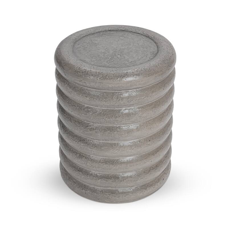 Reva Outdoor End Table - 14.1Wx14.1Dx18.1H