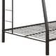 preview thumbnail 4 of 3, Metal Full XL/Queen Bunk Bed, Black Sand