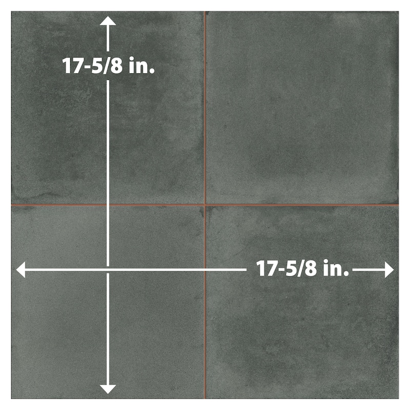 Merola Tile Kings Barna Sarria 17-5/8" x 17-5/8" Ceramic Floor and Wall Tile