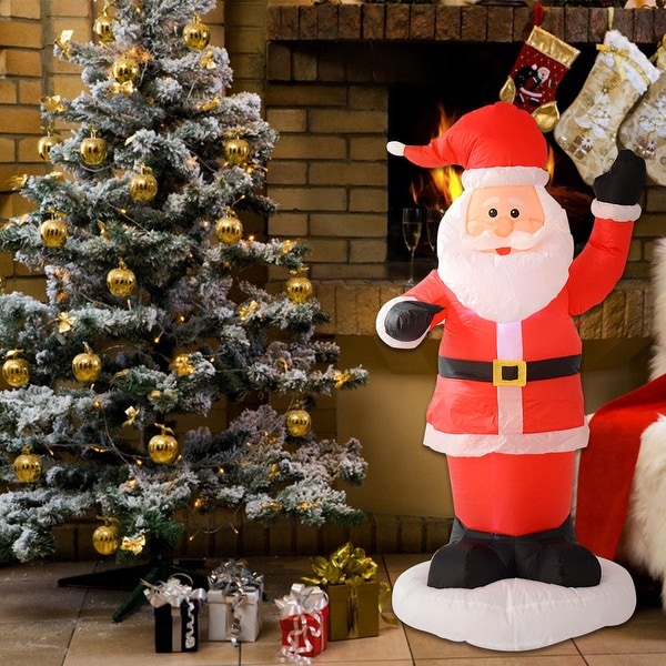 costway 6ft airblown inflatable christmas xmas santa claus decoration lawn yard outdoor - Inflatable Gingerbread Man Christmas Decor costway 6ft airblown inflatable christmas xmas santa claus decoration lawn yard outdoor - Inflatable Gingerbread Man Christmas Decor