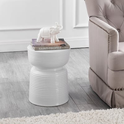 SAFAVIEH Nirgul Ceramic Garden Stool