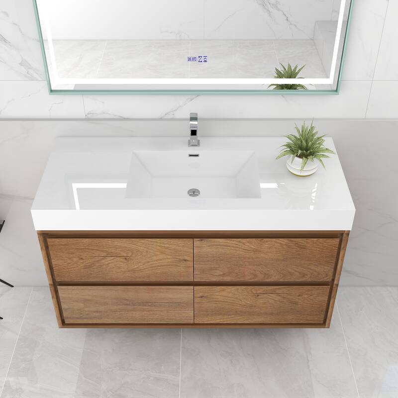 Morava 48" Floating Vanity with Single Sink - 48