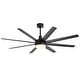 preview thumbnail 4 of 44, 65 Inch Black/White/Gold LED Ceiling Fan with Light Remote(8-Blade)